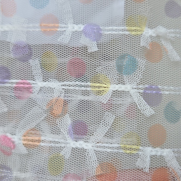 Blush Rainbow Polka Dot Girl's Dress Size 7 - Picture 5 of 5